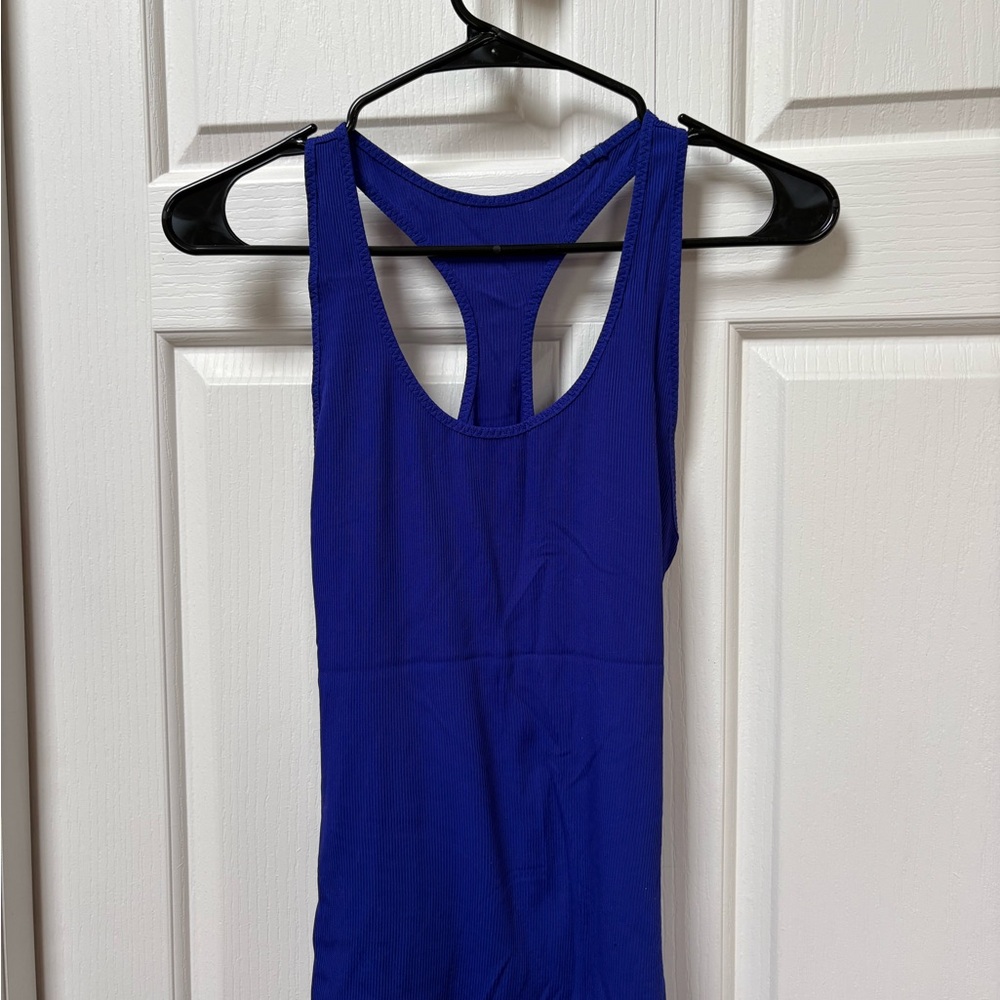 Black Diamond Royal Blue Tank Top